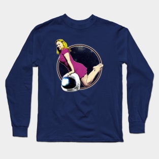 Pinup a Space Siren Long Sleeve T-Shirt